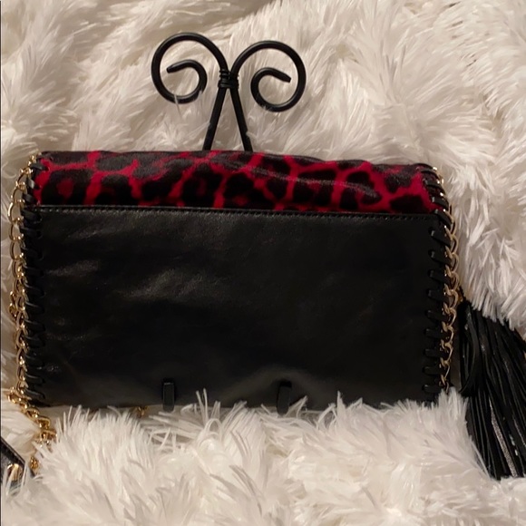 Michael Kors Red Leopard Calf Hair & Leather  Bag - Picture 2 of 5